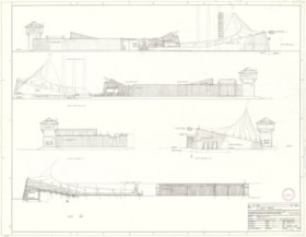 Ancien fort et village Indien - Sections et élévations / Old Fort and Indian Village - Elevations and Sections thumbnail