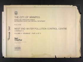 West End Water Pollution Control Centre Contract 2 Volume IV Drawings Part 2 of 2 thumbnail